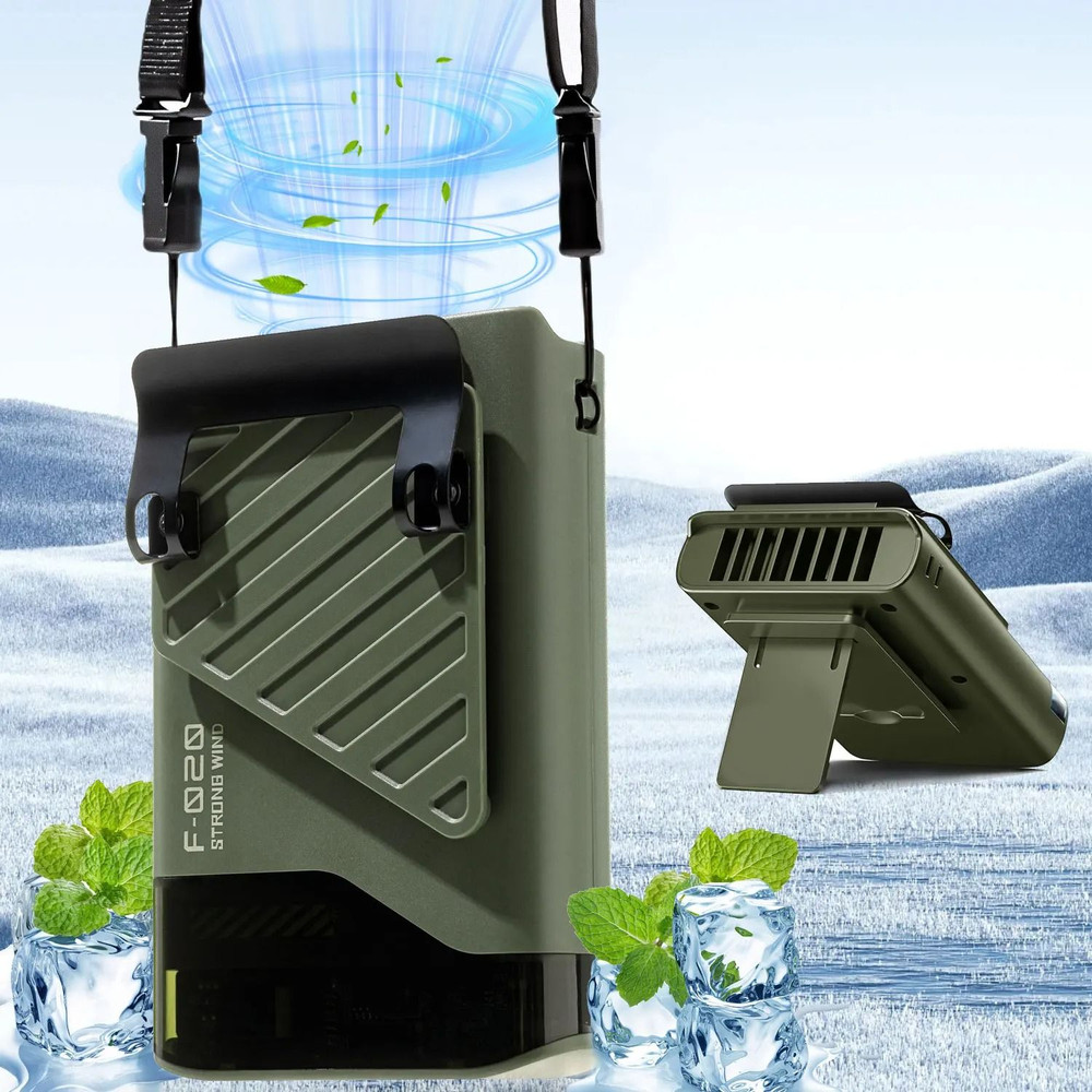 Portable Waist Fan With Belt Clip And Five Hole Airflow For Outdoor And Office Use 6