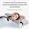 Cooling Memory Foam Butterfly Pillow For Neck And Cervical Support 4