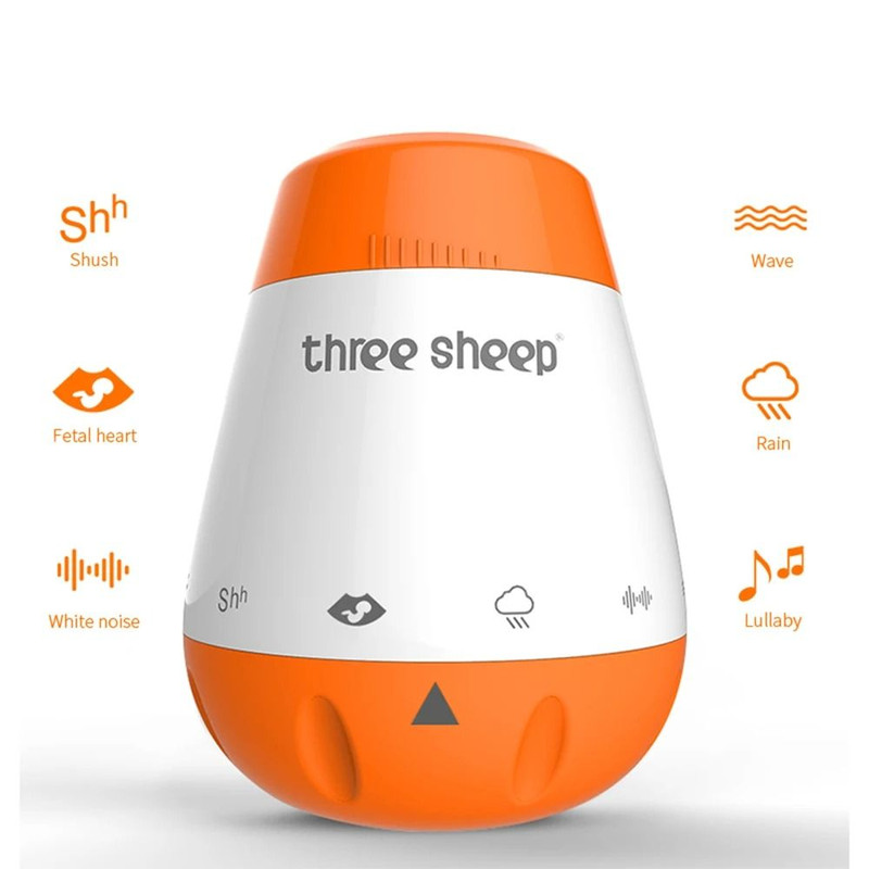 Baby White Noise Machine With Smart Voice Sensor For Infant Sleep Therapy And Relaxation 0