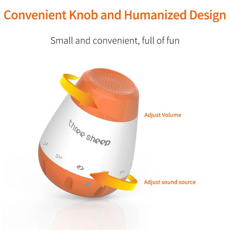 Baby White Noise Machine With Smart Voice Sensor For Infant Sleep Therapy And Relaxation 1