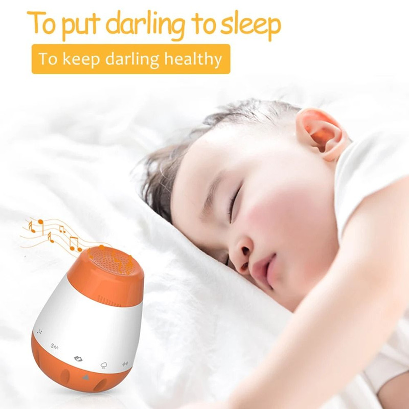 Baby White Noise Machine With Smart Voice Sensor For Infant Sleep Therapy And Relaxation 2