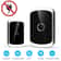 Smart Wireless Doorbell Kit Long Range Battery Powered Door Chime With 38 Melodies 0