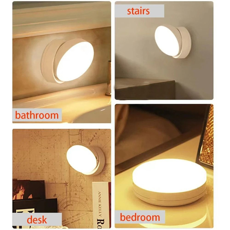 LED Night Light USB Charging Intelligent Motion Sensor Lamp For Bedroom Cabinet And Wardrobe Lighti 3