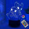 3D Illusion Stitch Night Light Remote Control Smart Touch LED Lamp 2