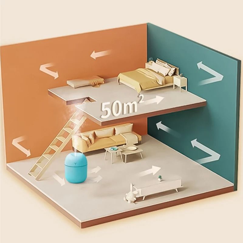 Multifunctional Mini Silent Humidifier Air Purifier For Home And Car Use 4