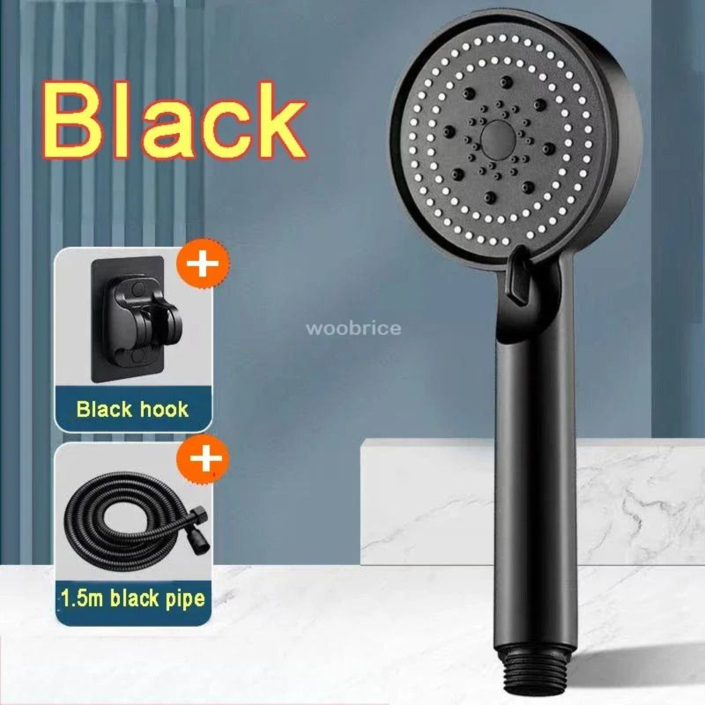 Bathroom Sink Faucet Head High Pressure 5 Modes Adjustable With Hose OneKey Stop 9