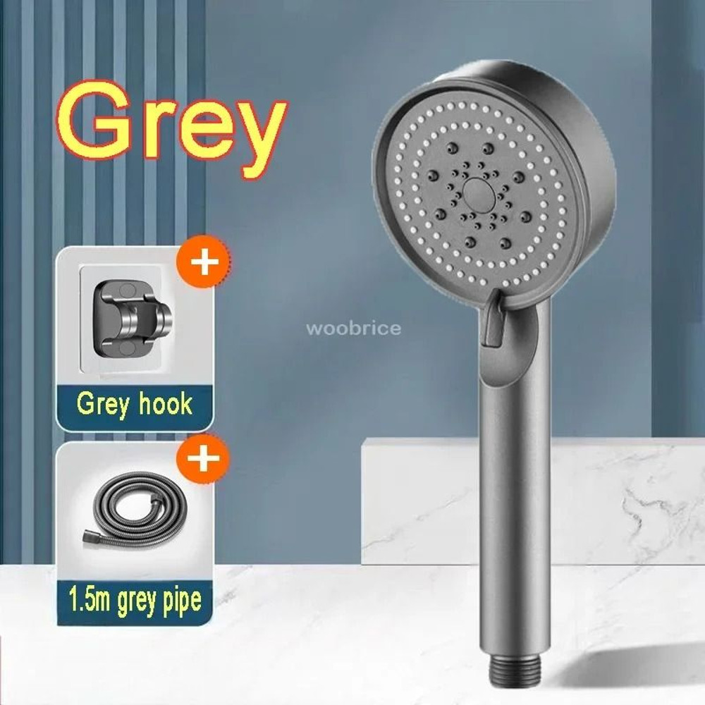Bathroom Sink Faucet Head High Pressure 5 Modes Adjustable With Hose OneKey Stop 11