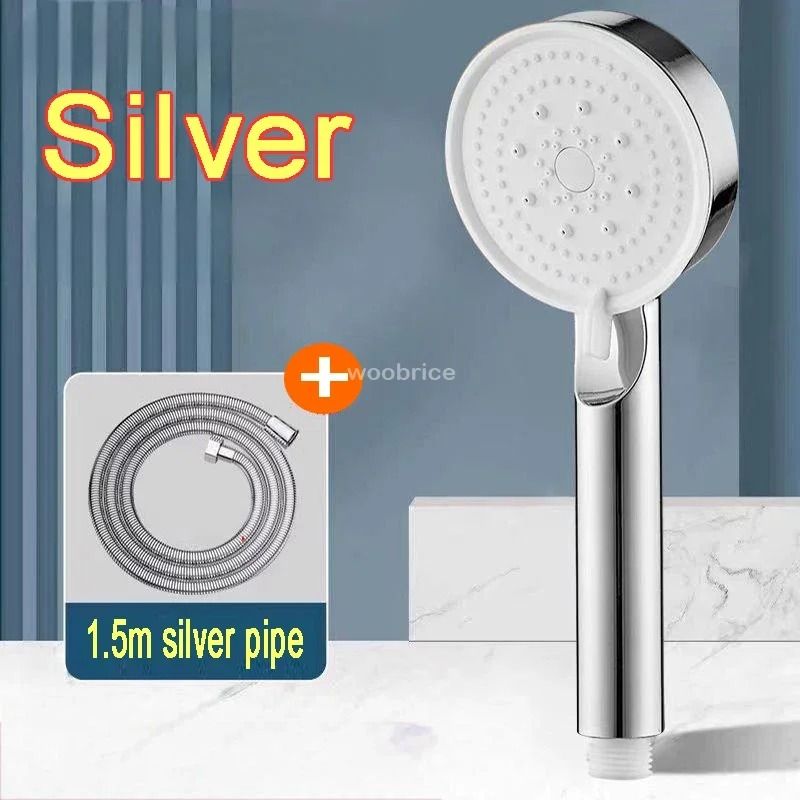 Bathroom Sink Faucet Head High Pressure 5 Modes Adjustable With Hose OneKey Stop 15