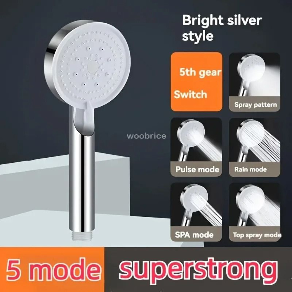 Bathroom Sink Faucet Head High Pressure 5 Modes Adjustable With Hose OneKey Stop 1