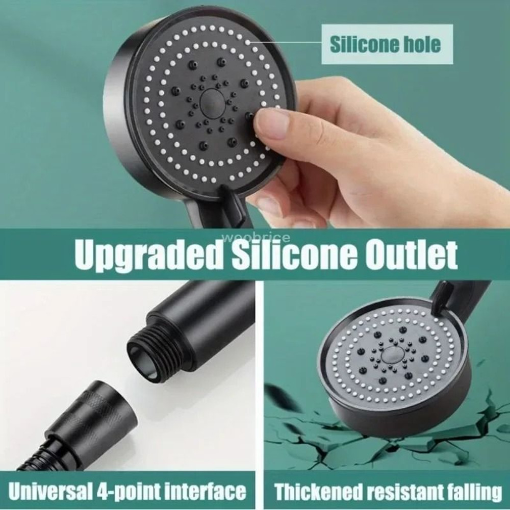 Bathroom Sink Faucet Head High Pressure 5 Modes Adjustable With Hose OneKey Stop 3
