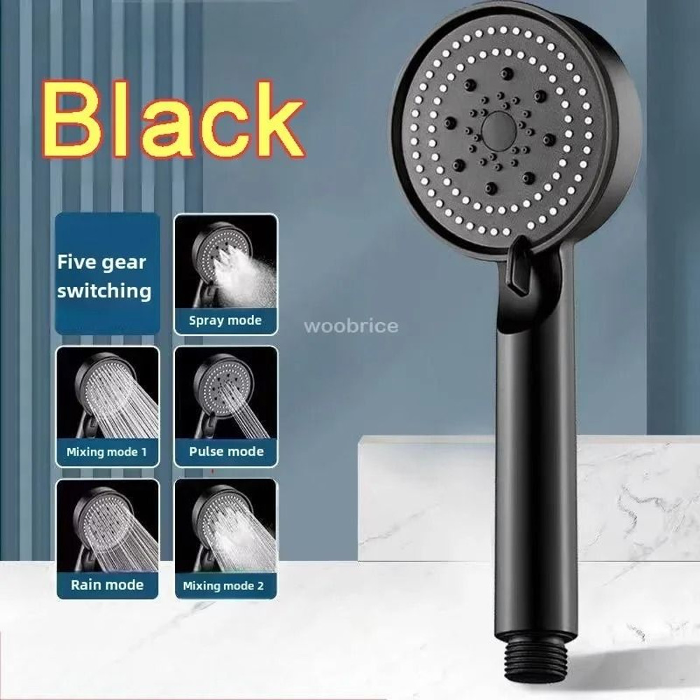 Bathroom Sink Faucet Head High Pressure 5 Modes Adjustable With Hose OneKey Stop 7