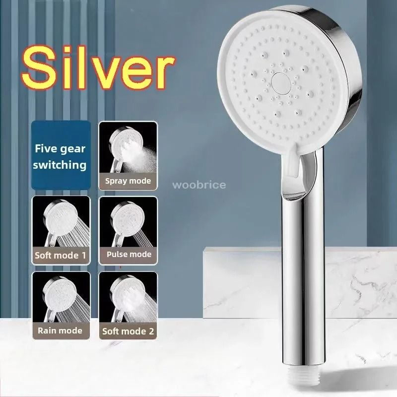 Bathroom Sink Faucet Head High Pressure 5 Modes Adjustable With Hose OneKey Stop 8