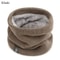 Fashion Soft Knitted Neck Warmer Scarf With Face Cover For Winter Sports 10
