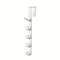 Over The Door Hanging Rack Plastic Hook For Clothes Purses Bags 7