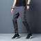 Mens Casual Slim Fit Jogger Pants With Elastic Waist And Straight Leg Trousers 7