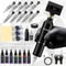 Professional Wireless Rotary Tattoo Machine Kit With 10 Cartridge Needles Complete Set 13
