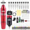 Professional Wireless Rotary Tattoo Machine Kit With 10 Cartridge Needles Complete Set 15