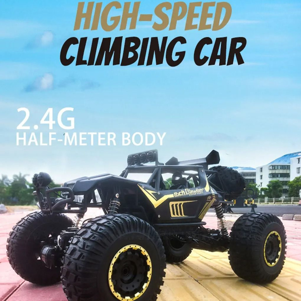 4WD Metal Alloy Body RC Truck All Terrain Rock Crawler 1 8 Scale 3