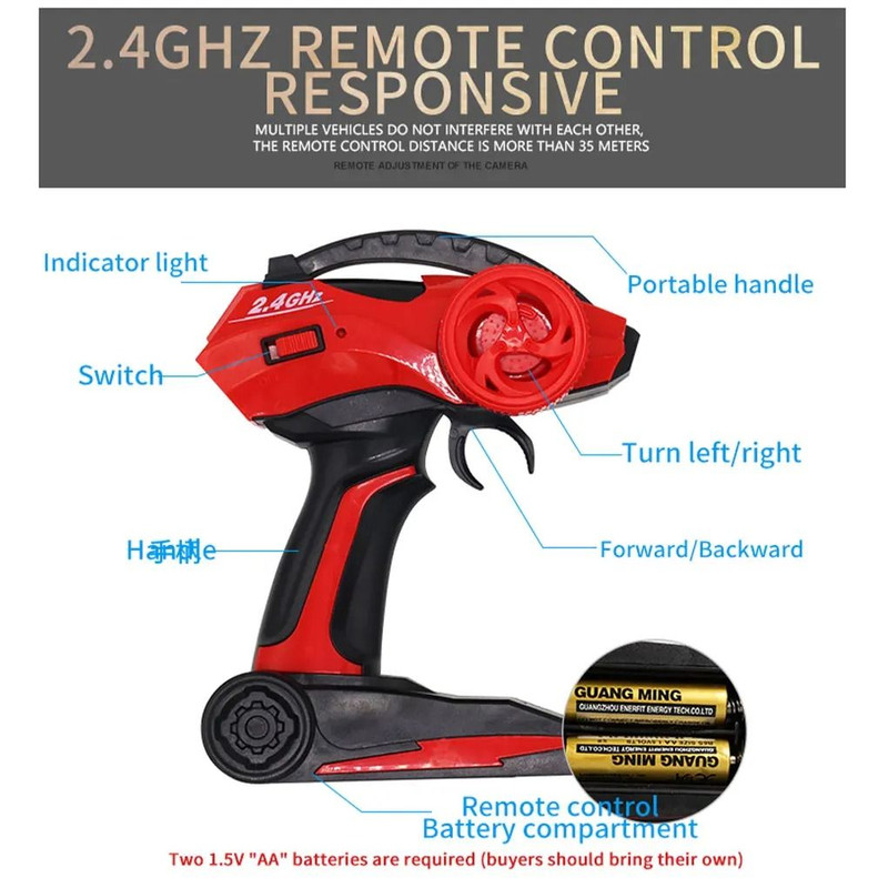 4WD Metal Alloy Body RC Truck All Terrain Rock Crawler 1 8 Scale 4