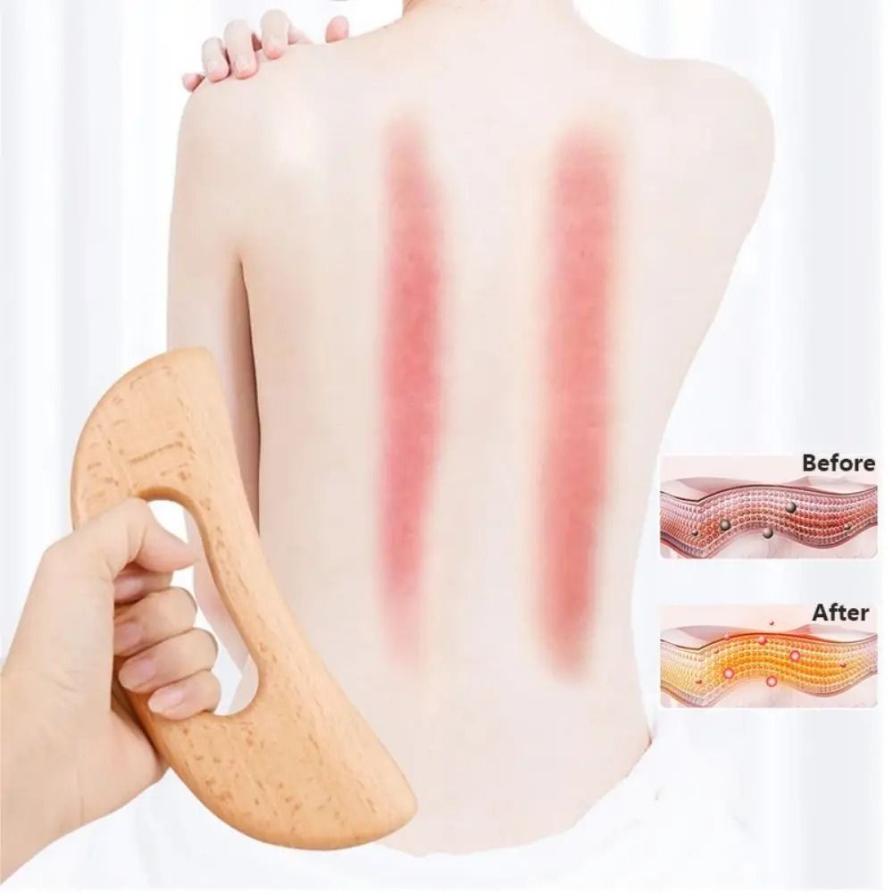 Wooden Gua Sha Massage Board For Body Scraping And Slimming Therapy 4