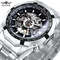 WINNER Classic Skeleton Watch For Men Luminous Mechanical Timepiece 1
