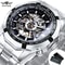 WINNER Classic Skeleton Watch For Men Luminous Mechanical Timepiece 9
