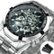 WINNER Classic Skeleton Watch For Men Luminous Mechanical Timepiece 6