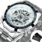 WINNER Classic Skeleton Watch For Men Luminous Mechanical Timepiece 7