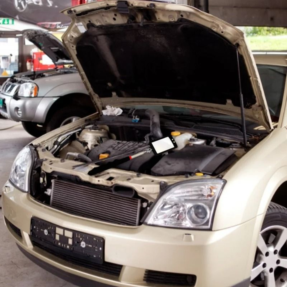 360 Inspection Mirror LED Light Telescoping Tool 3