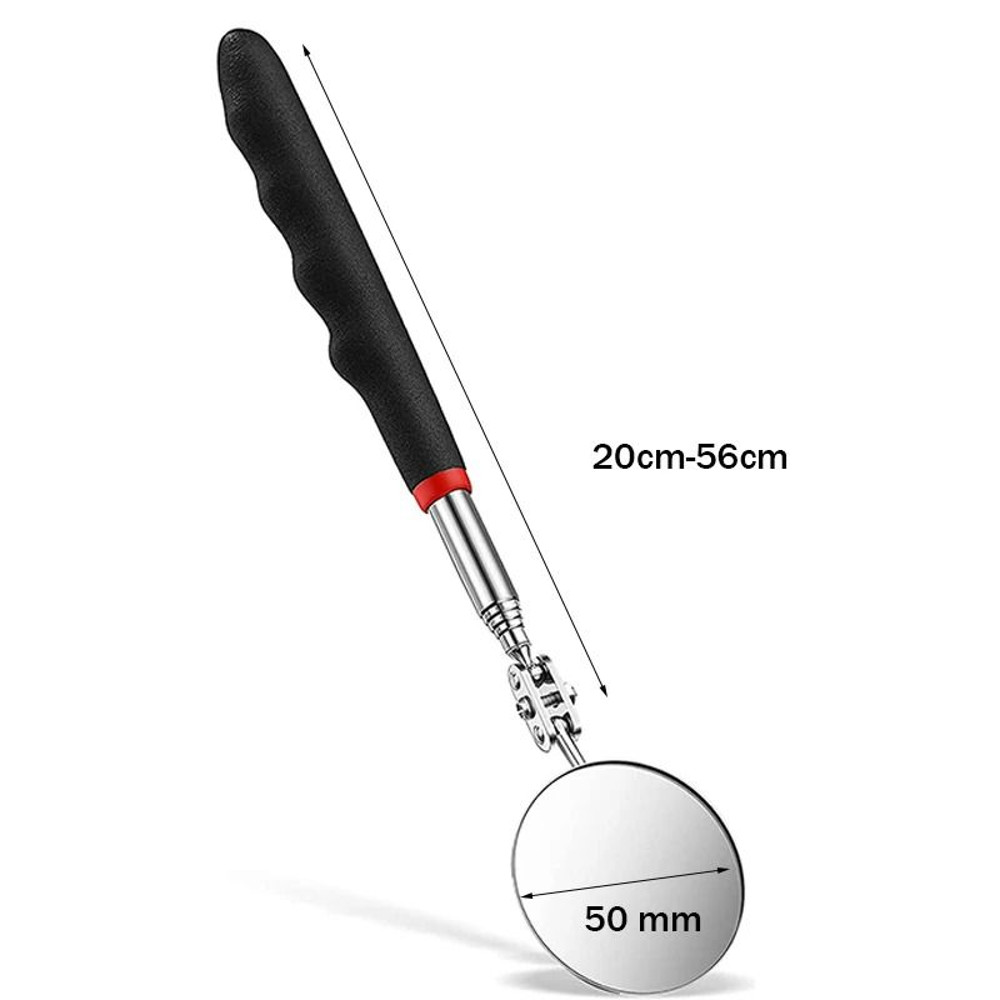 360 Inspection Mirror LED Light Telescoping Tool 6