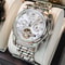 OLEVS Mens Automatic Mechanical Skeleton Business Watch Waterproof Stainless Steel Strap 9