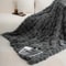 Cozy Faux Rabbit Fleece Blanket Throw For Living Room Bedroom Dorm 7