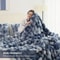 Cozy Faux Rabbit Fleece Blanket Throw For Living Room Bedroom Dorm 8