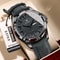 POEDAGAR Mens Luxury Waterproof Luminous Date Week Quartz Watch 9