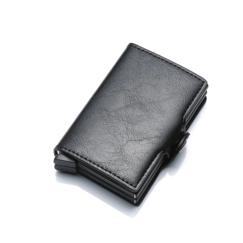 RFID Men Carbon Fiber Slim Card Wallet With 14 Card Slots 7