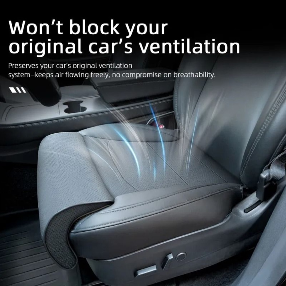 Tesla Seat Leg Support Extension Cushion Memory Foam Seat Cover For Front And Rear 3