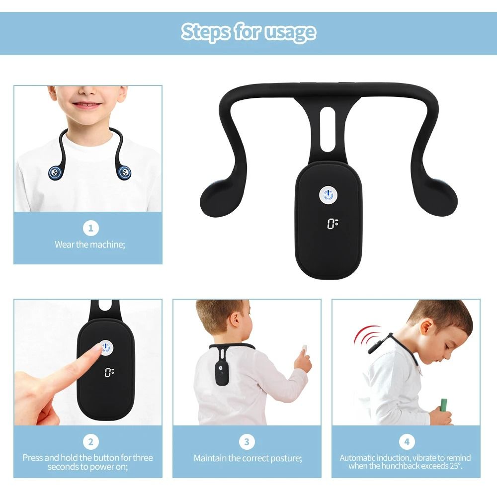 Smart Posture Correction Device For Adult And Child Real Time Monitoring 5