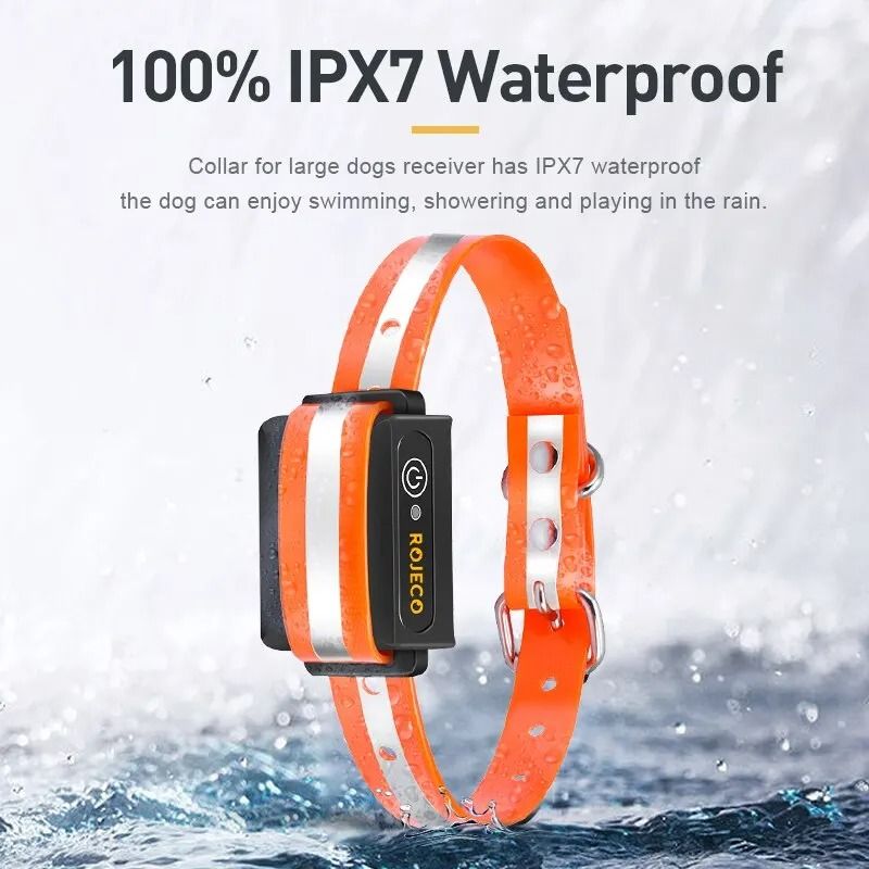 ROJECO 1000m Electric Dog Training Collar With Waterproof Remote 4