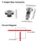 T Type 1 Pin Low Voltage Wire Connector Quick Solderless Splice Kit 1