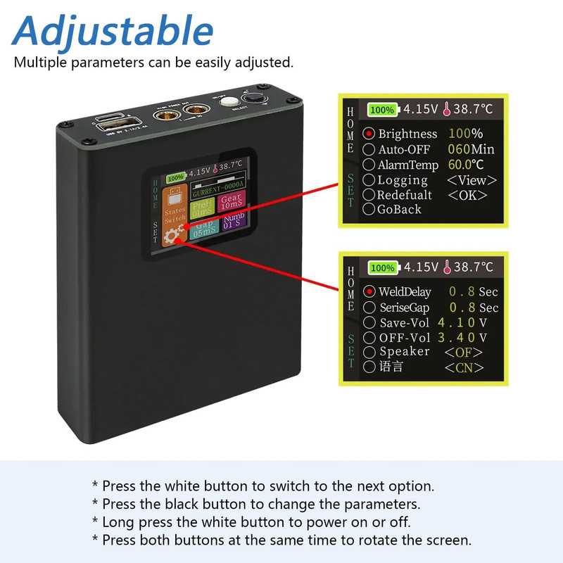 Digital Portable Spot Welder Kit With Adjustable Speed And Display For 18650 Lithium Battery Projec 5