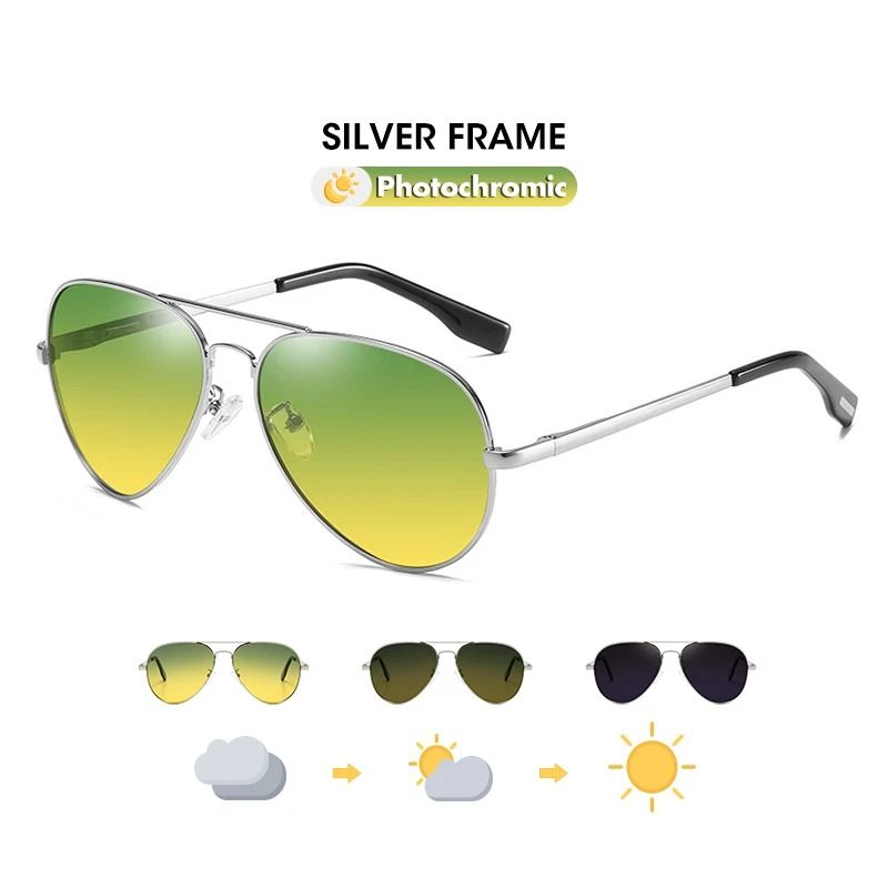 Photochromic Polarized Sunglasses For Men And Women Night Vision Driving Glasses 9