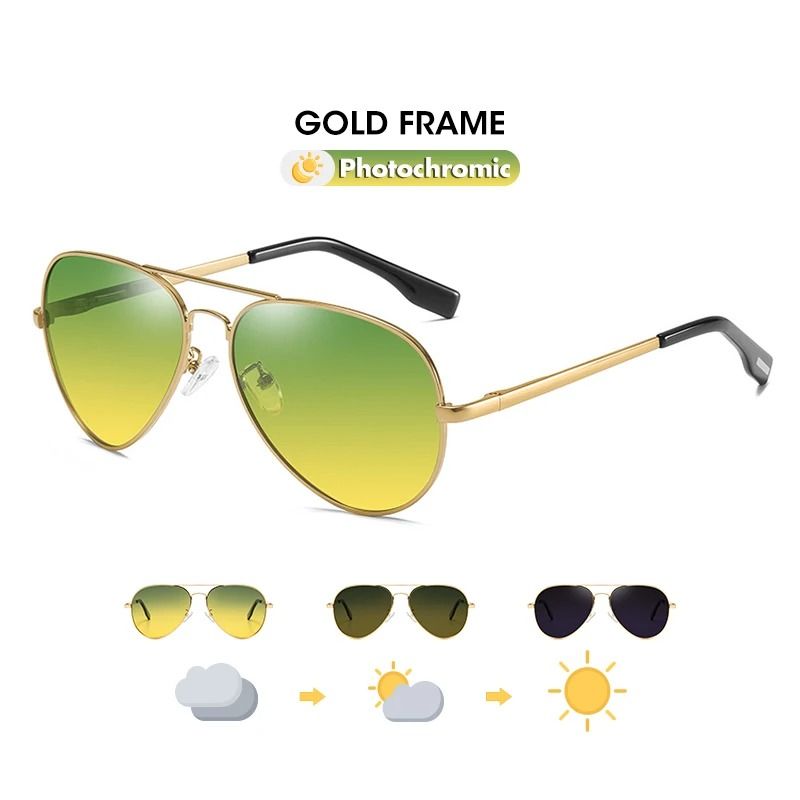 Photochromic Polarized Sunglasses For Men And Women Night Vision Driving Glasses 7