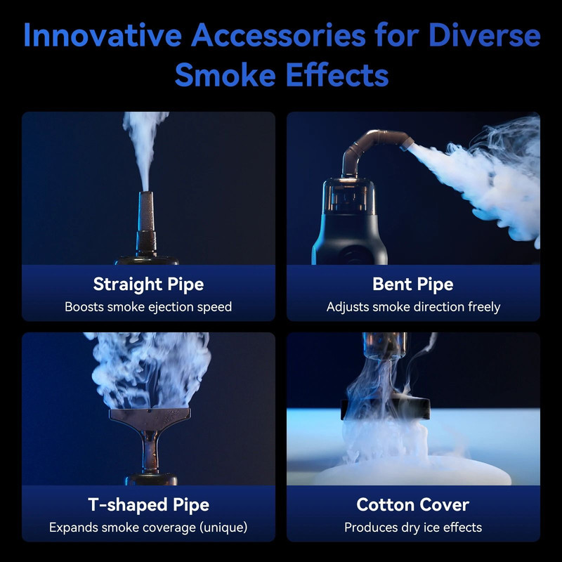 TELESIN Portable Smoke Maker Fogger Machine Remote Control Smoke Effect Kit 3