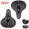 Bicycle Seat Pad Waterproof Shock Absorbing Cushion With Tail Light 14