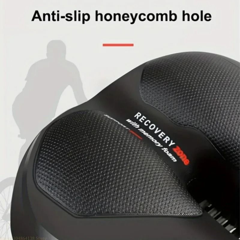 Bicycle Seat Pad Waterproof Shock Absorbing Cushion With Tail Light 2