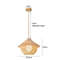 Rattan Wicker Bamboo Pendant Ceiling Lamp 19