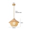 Rattan Wicker Bamboo Pendant Ceiling Lamp 19