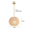 Rattan Wicker Bamboo Pendant Ceiling Lamp 7