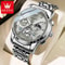 OLEVS 2856 Stainless Steel Quartz Mens Watch 9