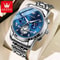 OLEVS 2856 Stainless Steel Quartz Mens Watch 12